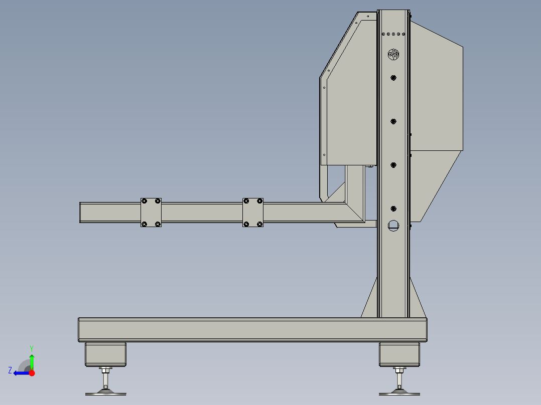 运行平稳的托盘自动上盘装置右视图