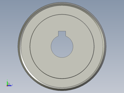同步轮L型15齿带台阶内孔12左视缩略图