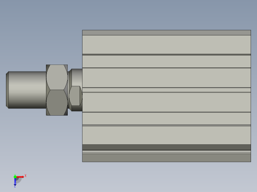 ACQ32x30SB超薄型气缸俯视缩略图