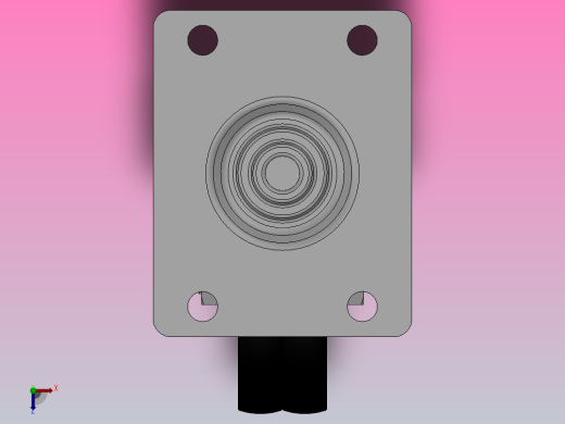 B08-01-075-122B中轻型轮[ Z08-01-075-122B]脚轮俯视缩略图