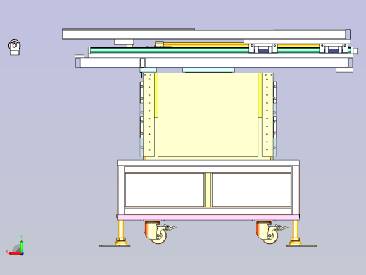 重型工件自动上料机3D后视缩略图