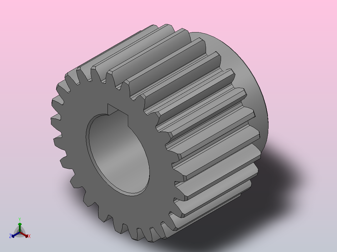 正齿轮_1M-25-12主视图