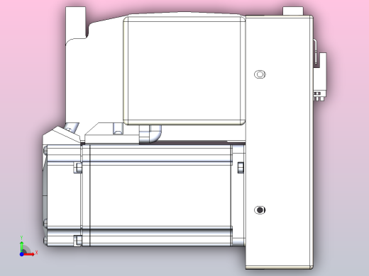 皮带直线轴半封闭可选导轨TPA-HNB-140D-120-L1400-RP-C-P40-N3前视缩略图