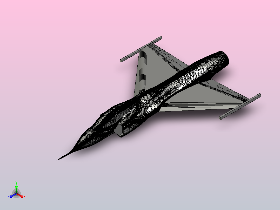 Gripen Wings飞机主视图