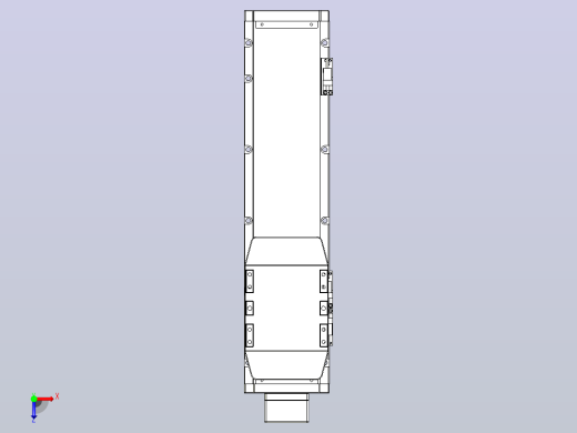 滚珠丝杠直线轴内置导轨TPA-GCR-120-1610C-L300-MP-M40-N3俯视缩略图