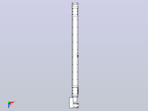 皮带直线轴双滑块型TPA-GCBS-80-P60-L450-QL-M20-N3俯视缩略图