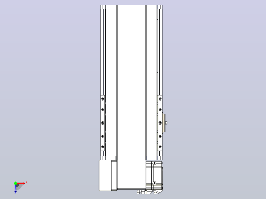 皮带直线轴半封闭可选导轨TPA-HNB-175D-140-L150-LP-Y-P75-N3俯视缩略图