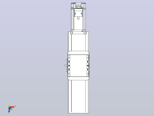 滚珠丝杠直线轴带导轨全封闭TPA-HCR-85D-1610C-L100-M-Y-P20-N3俯视缩略图