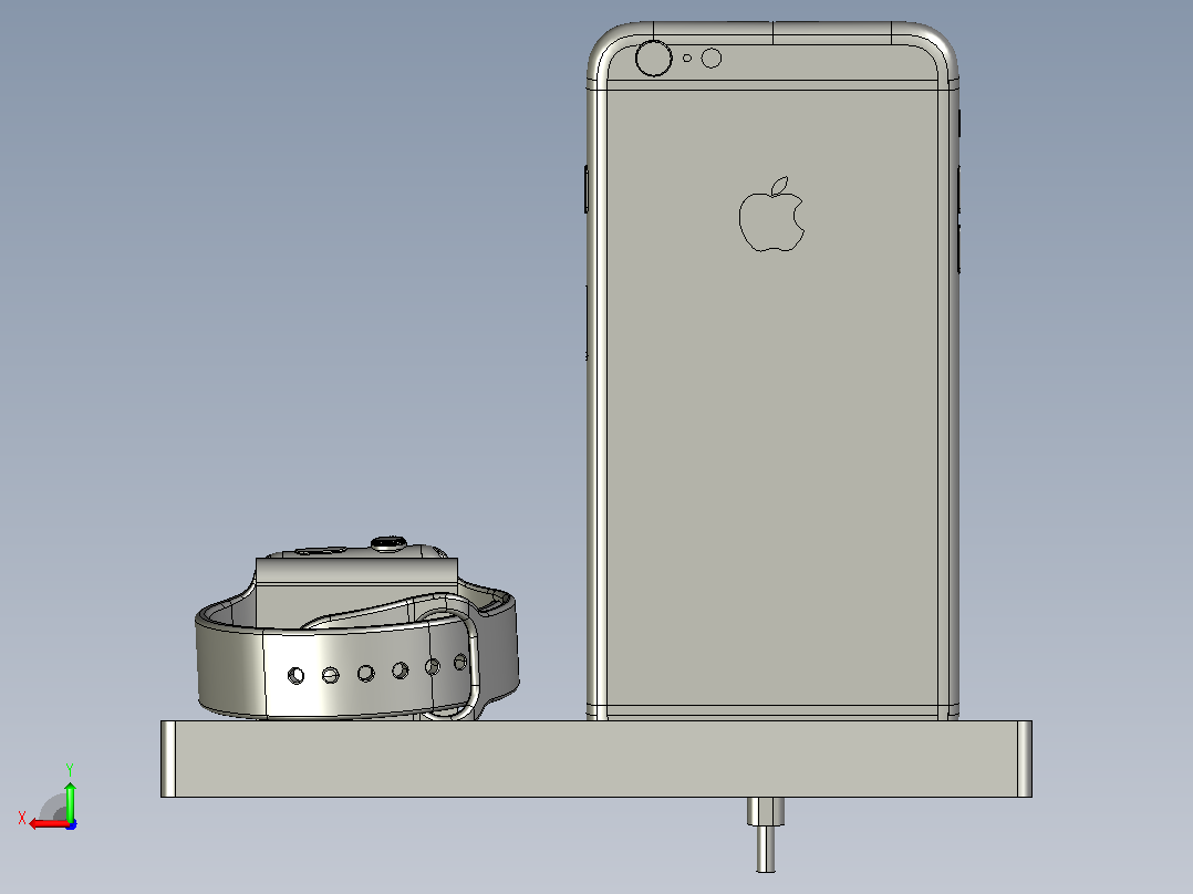 Phone 6 充电器后视图