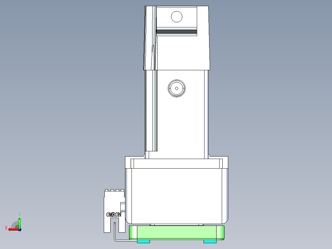 ATB6-300-BM-100W伺服电机 ATB6 皮带驱动直线滑台模组后视图