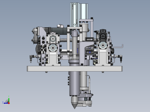 汽车行业丝杆变位(测量，顶尖压持)机构sw18右视缩略图