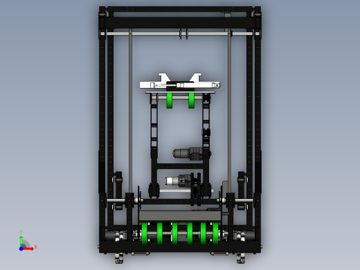 FRC 4635 slimer 2019机器人车3D图纸 STP格式前视缩略图