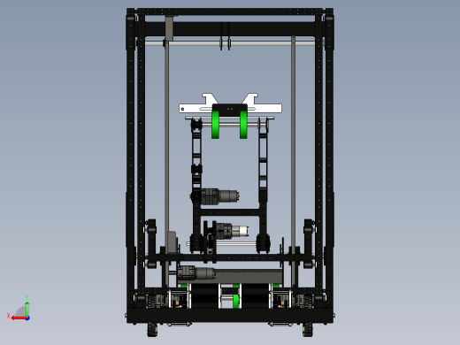FRC 4635 slimer 2019机器人车3D图纸 STP格式后视缩略图