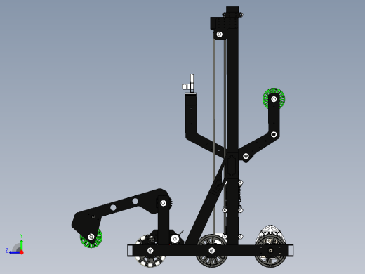 FRC 4635 slimer 2019机器人车3D图纸 STP格式右视缩略图