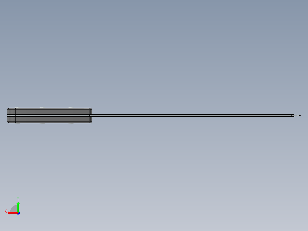 工艺刀渲染后视图
