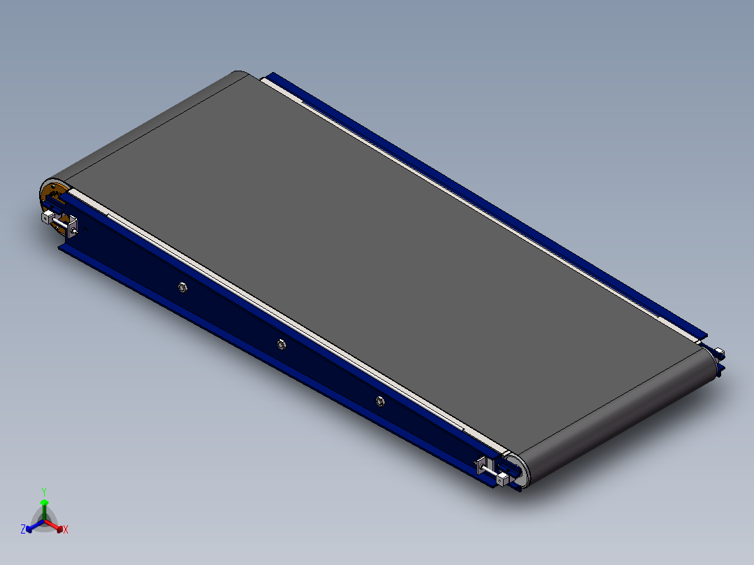 solidworks 装配设计之皮带机主视图