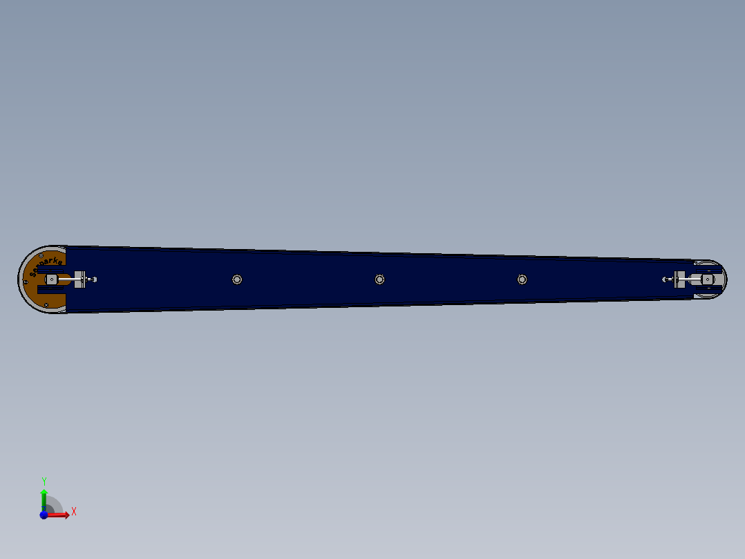 solidworks 装配设计之皮带机前视图