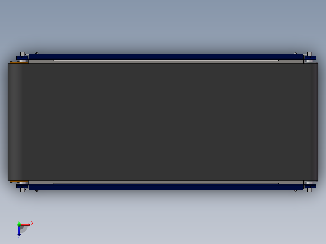 solidworks 装配设计之皮带机俯视图