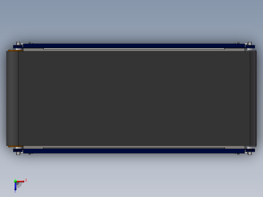 solidworks 装配设计之皮带机俯视缩略图
