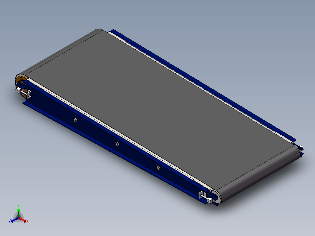 solidworks 装配设计之皮带机正等轴测图