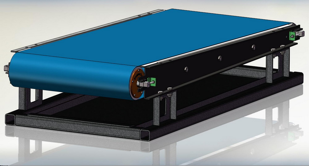 solidworks 装配设计之皮带机