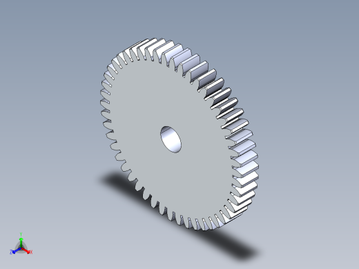 正齿轮-m0.8 20PA 50t Spur Gear