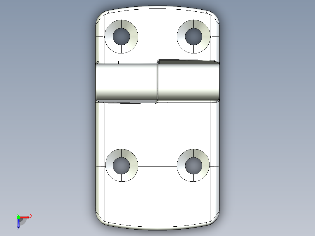 型材-KJN 30-60 DETACHABLE COMBI HINGE LEFT 095K3060L00俯视图