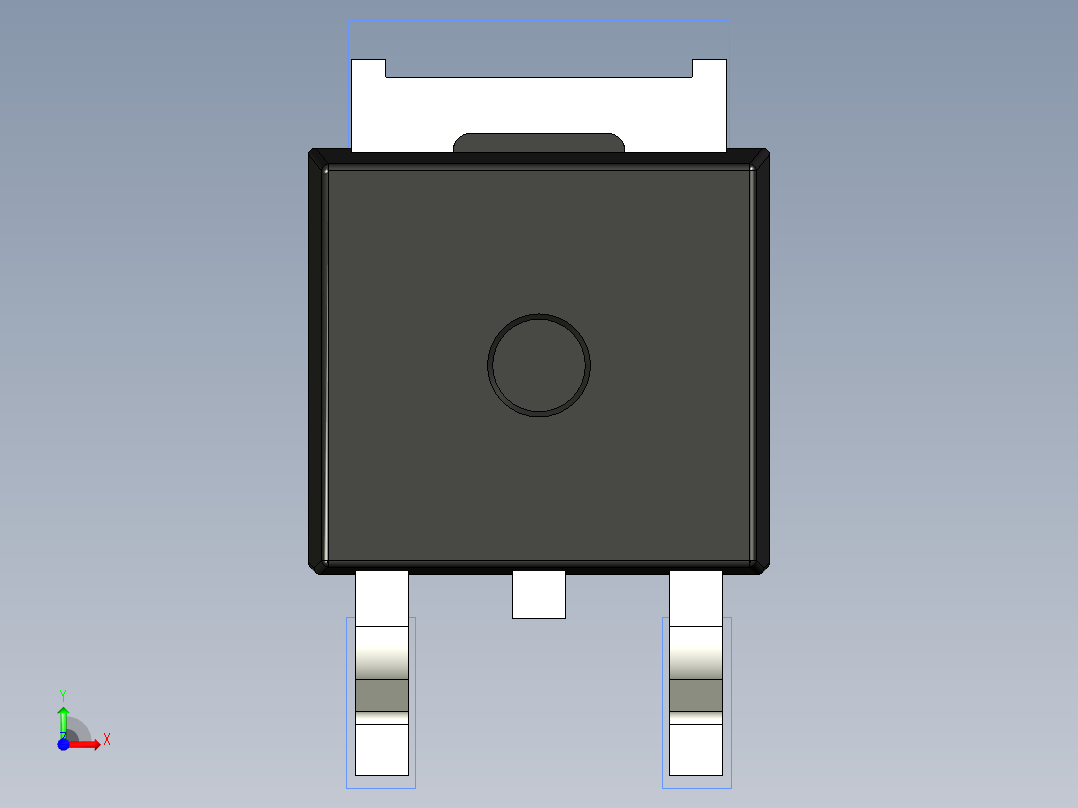 分立半导体元件封装-TO-252AA-Vishay前视图
