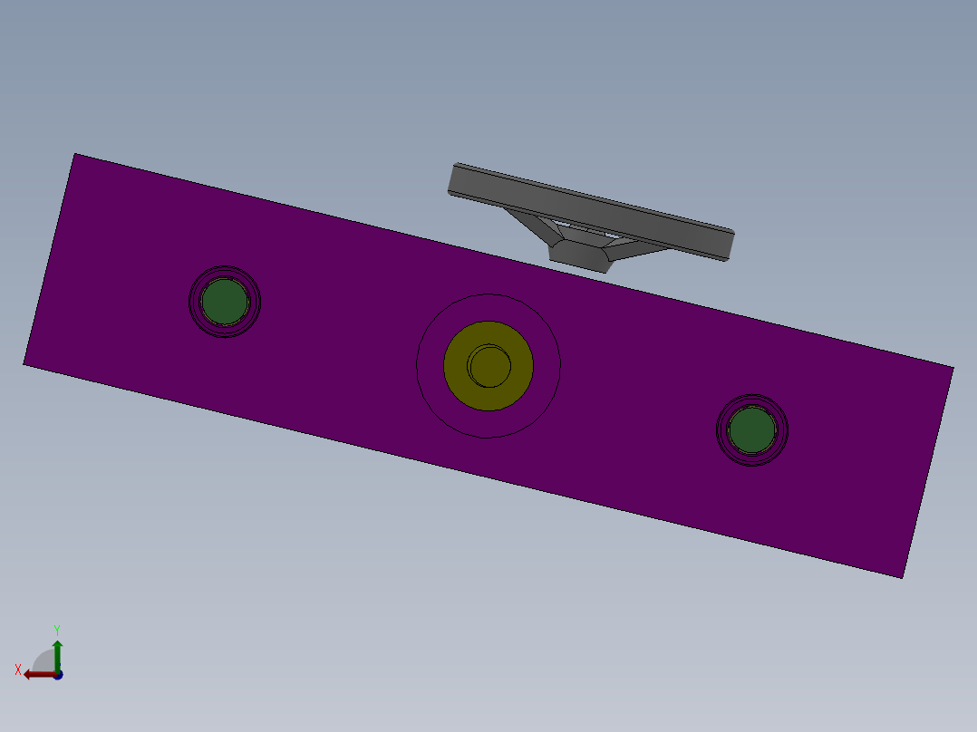 V手动升降机后视图