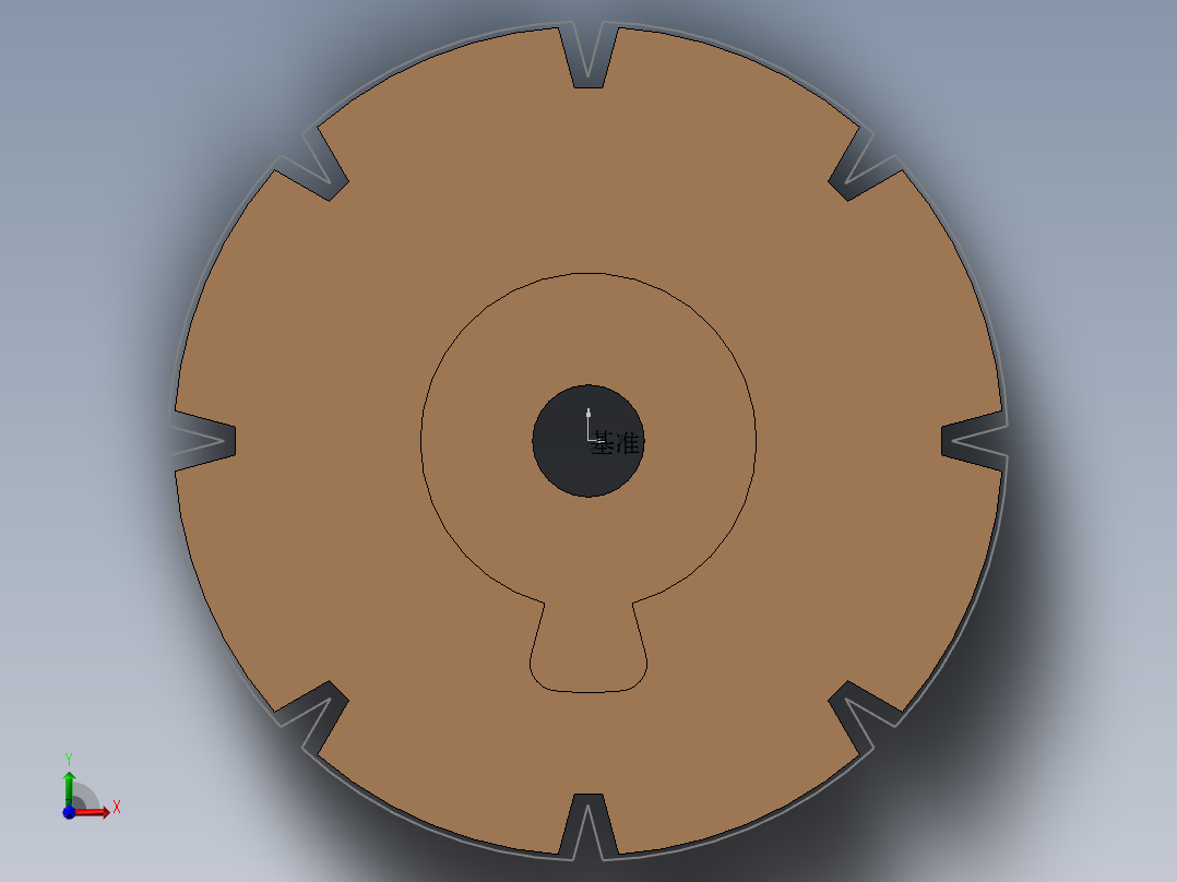 S1 回转盘前视图