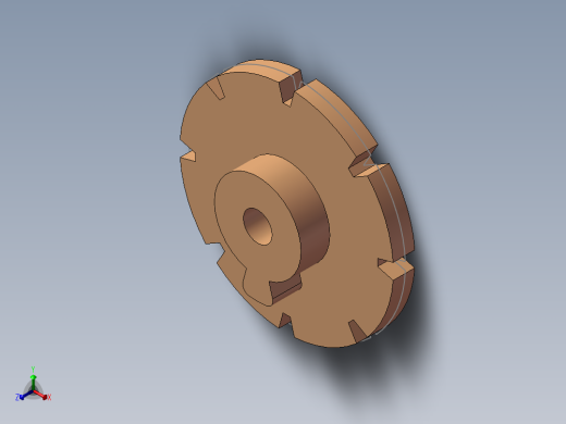 S1 回转盘正等轴测缩略图