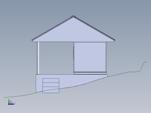 屋顶工程左视缩略图