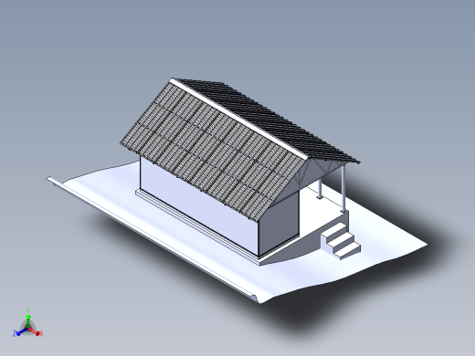 屋顶工程正等轴测缩略图