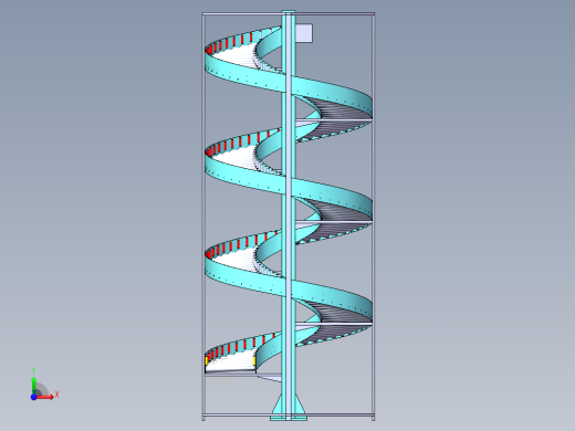 无动力螺旋滚筒线前视缩略图