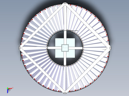 无动力螺旋滚筒线俯视缩略图