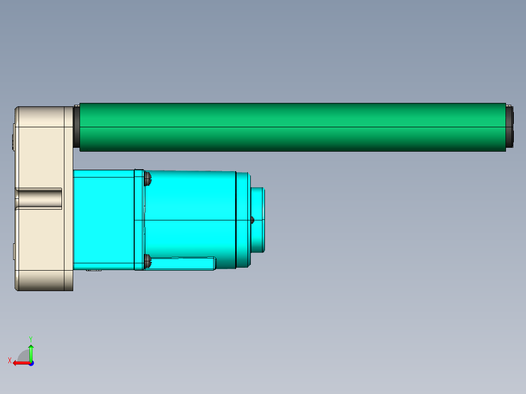 LE-XC3030-右边驱动经济型皮带线后视图