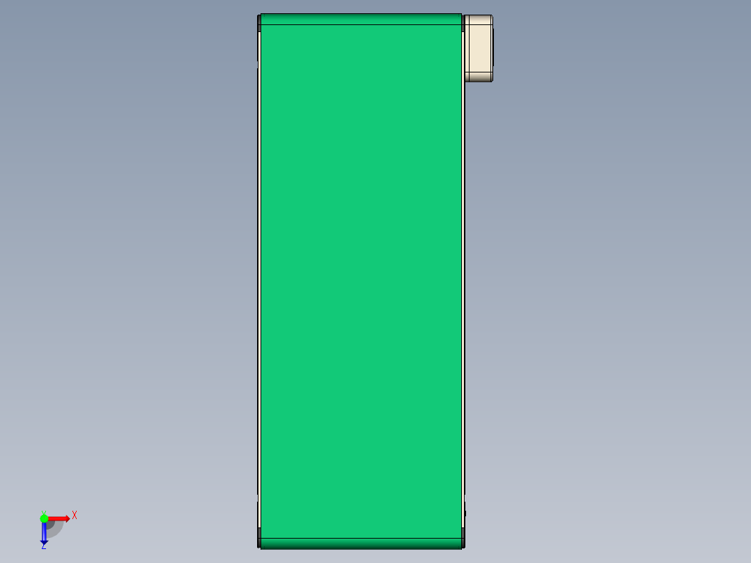 LE-XC3030-右边驱动经济型皮带线俯视图
