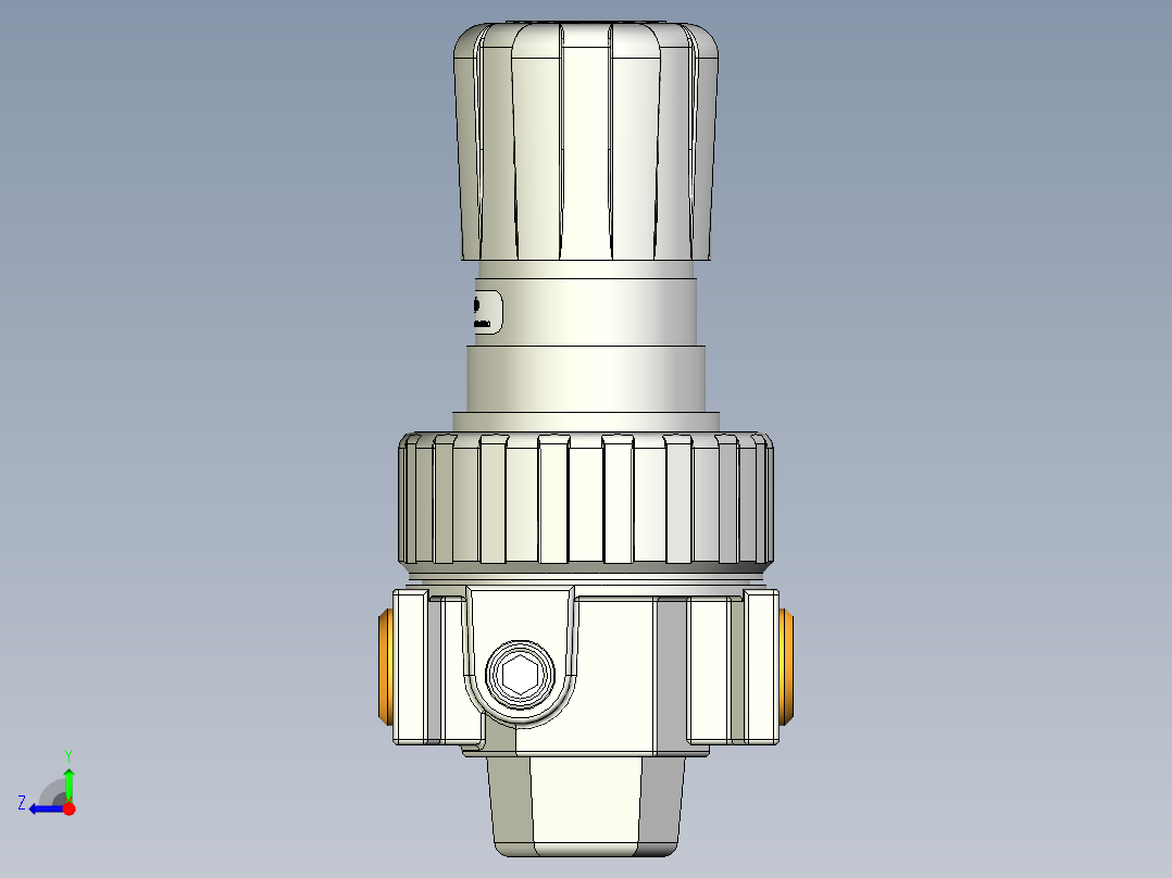 压力调节器减压阀右视图