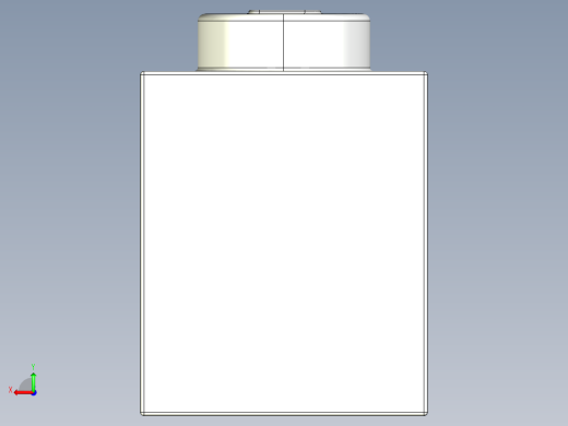 乐高套装 4421基本积木-300501 White Brick 1 x 1.STEP后视缩略图