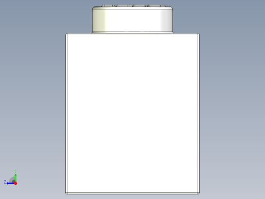 乐高套装 4421基本积木-300501 White Brick 1 x 1.STEP右视缩略图