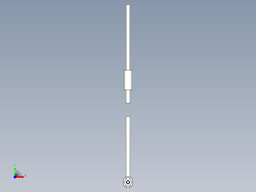 耐高温玻璃光纤_漫反射型FR-GWY320_3D前视缩略图