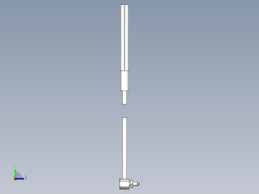 耐高温玻璃光纤_漫反射型FR-GWY320_3D左视缩略图