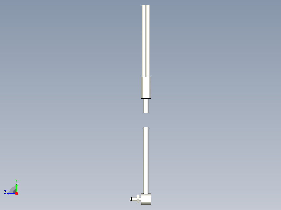 耐高温玻璃光纤_漫反射型FR-GWY320_3D右视图