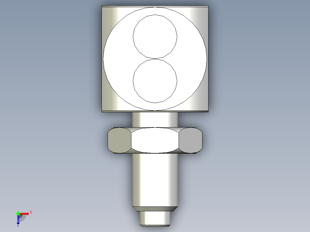 耐高温玻璃光纤_漫反射型FR-GWY320_3D俯视图