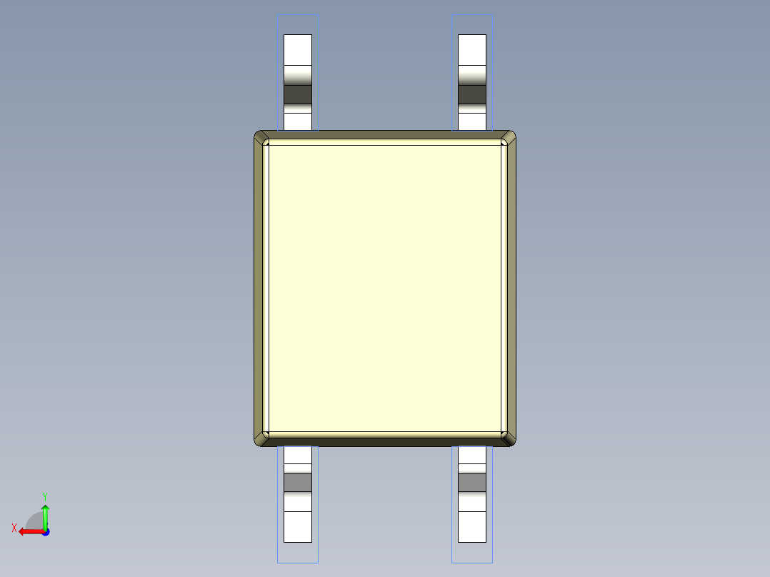 光电元件封装-miniFLAT-4-YL后视图