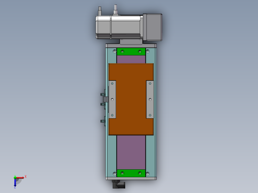 MCB同步带全封闭MCB14-LU-200W俯视缩略图