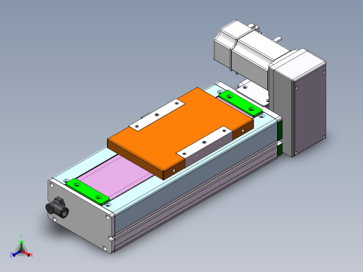MCB同步带全封闭MCB14-LU-200W正等轴测缩略图