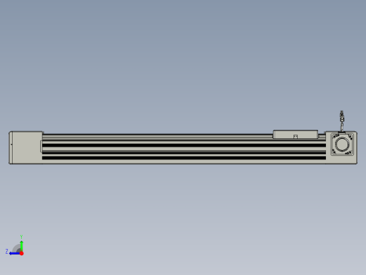 威洛博直线电机模组EB10-L224-S900-R-ZP75-MS3-5K右视缩略图