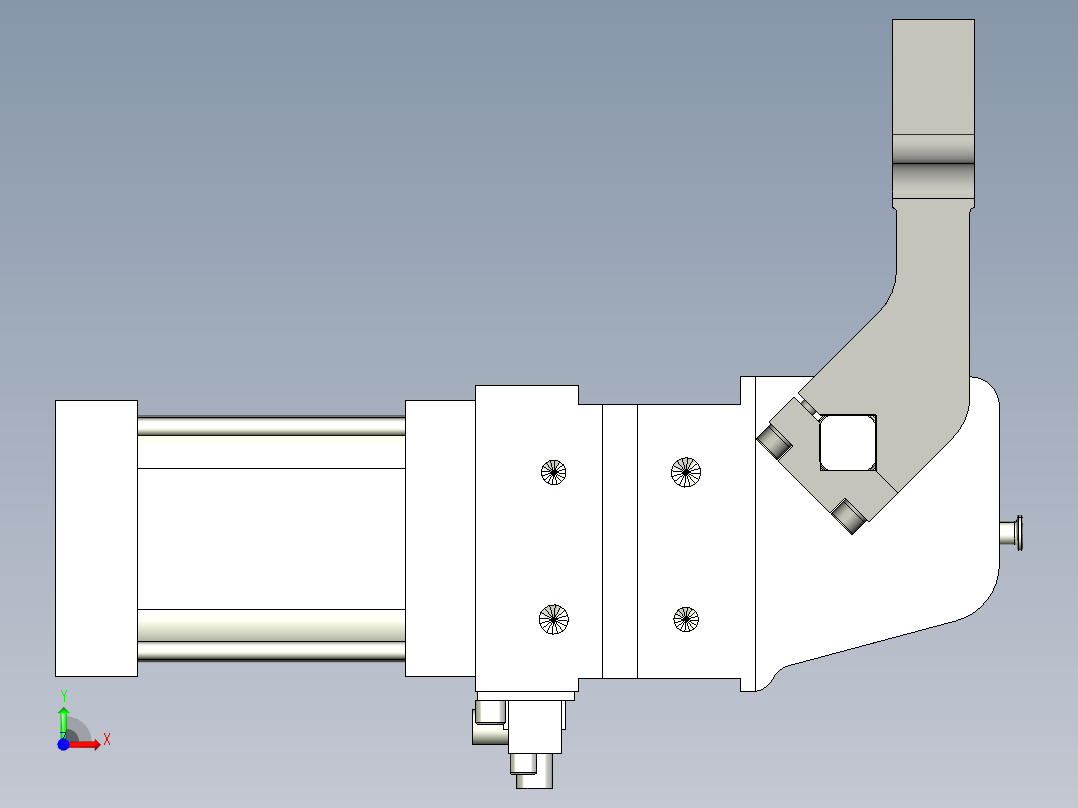 德克斯TUNKERS气缸数模V_50_1_A11_T12_135_GRAD_TUENKERS前视图