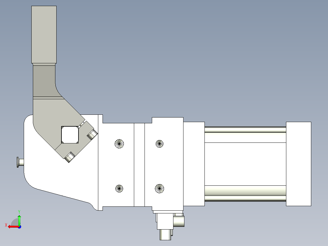 德克斯TUNKERS气缸数模V_50_1_A11_T12_135_GRAD_TUENKERS后视图
